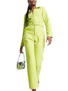 & Other Stories Collared Zip-Front Jumpsuit